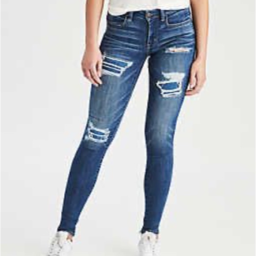 🔥4/$20 AEO Distressed Jegging Size 4S